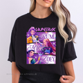Huntrix Era Color Transfer ready-to-press DTF transfer shown on apparel
