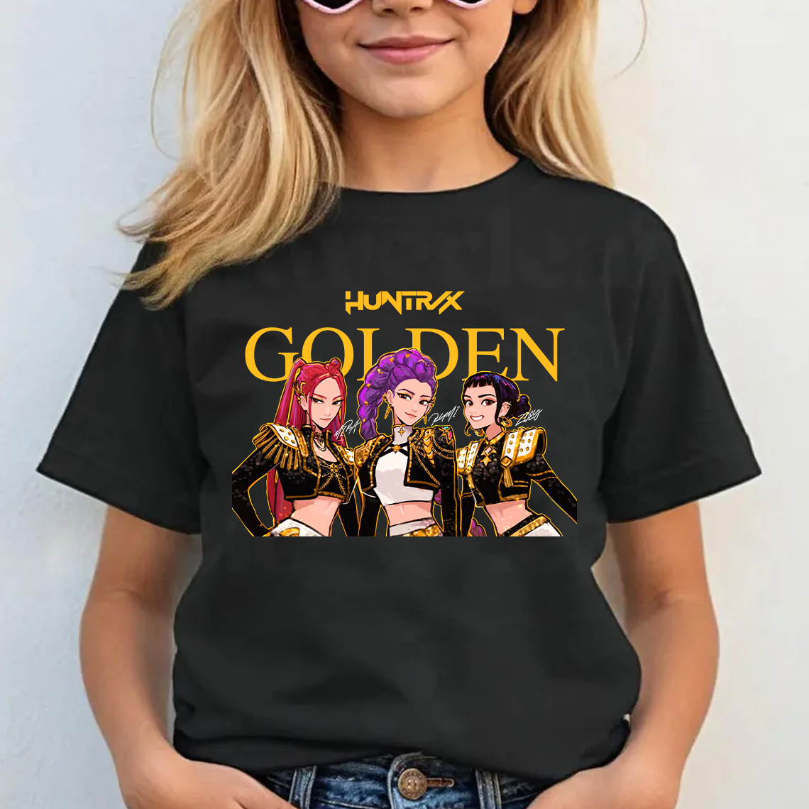 Toddler Youth Kpop Huntrix Golden Full Color Transfer