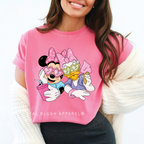 Daisy Ice Cream DTF Transfer ready-to-press DTF transfer shown on apparel