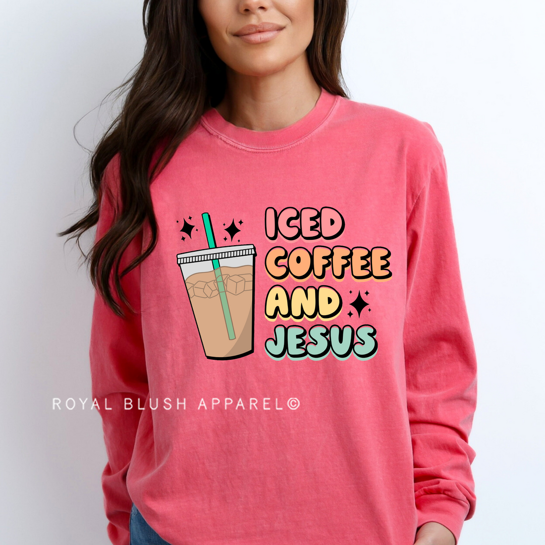 Iced Coffee And Jesus Full Color Transfer