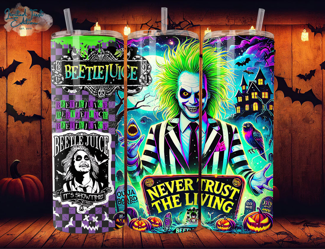 Never Trust The Living 20oz 3D Inflated Sublimation Wrap