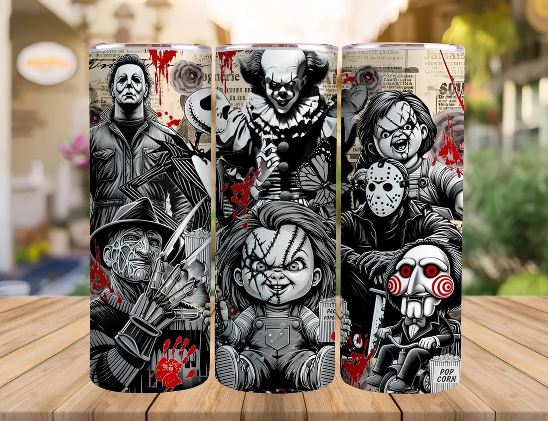 Jigsaw Horror 20oz 3D Inflated Sublimation Wrap