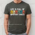 In Dog Beers DTF Transfer ready-to-press DTF transfer shown on apparel