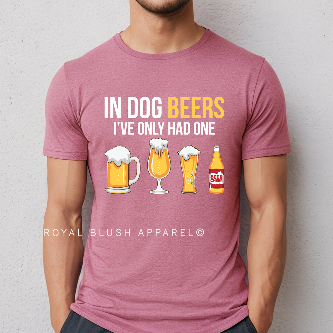 In Dog Beers Full Color Transfer
