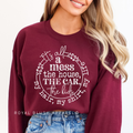 I Got So Much Procrastinating Done Today DTF Transfer ready-to-press DTF transfer shown on apparel