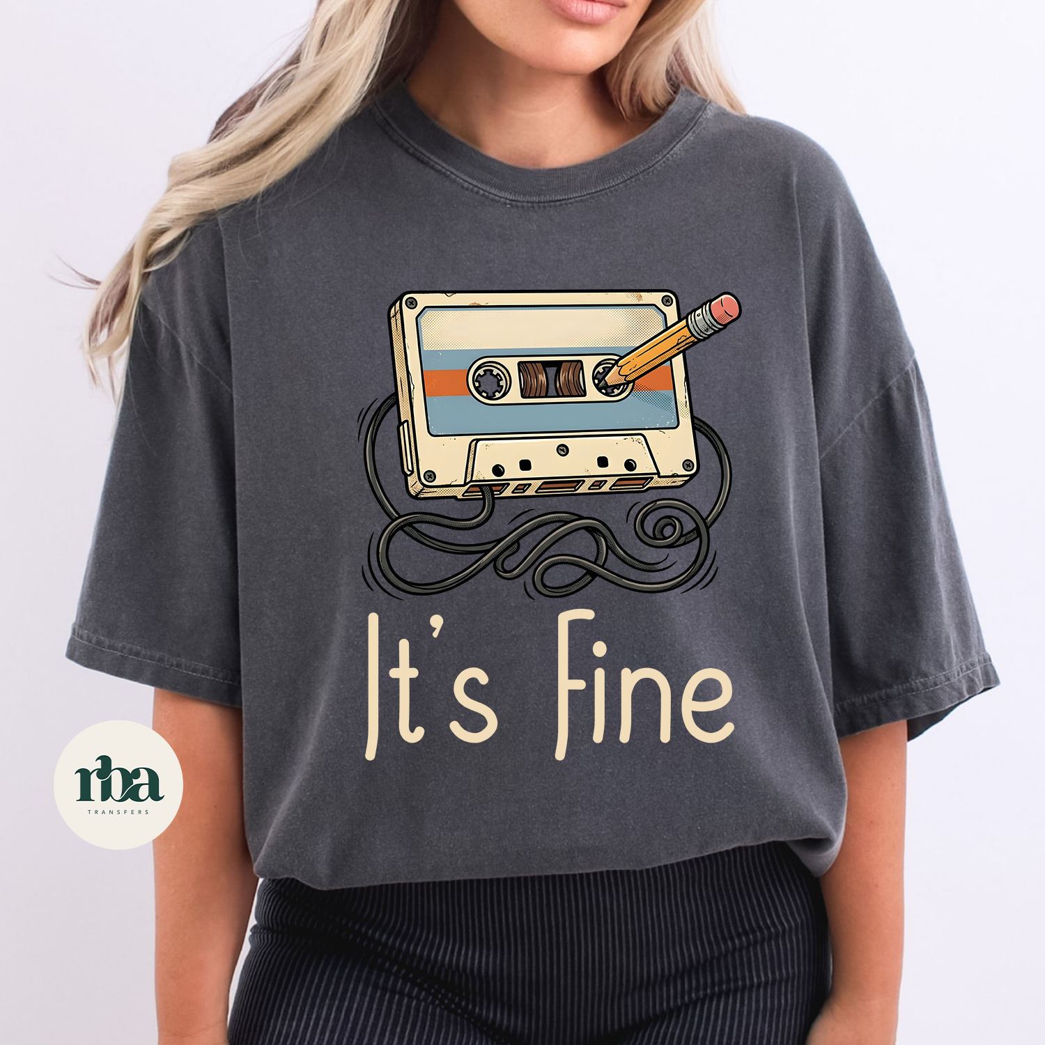 It's Fine Tape Recording DTF Transfer