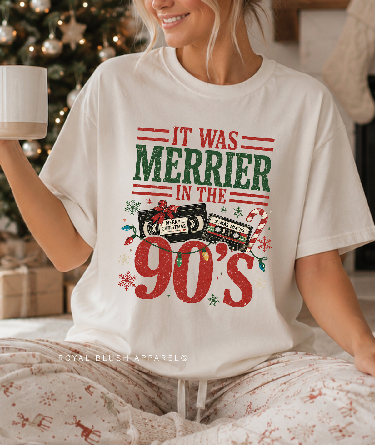 It Was Merrier In The 90s DTF Transfer