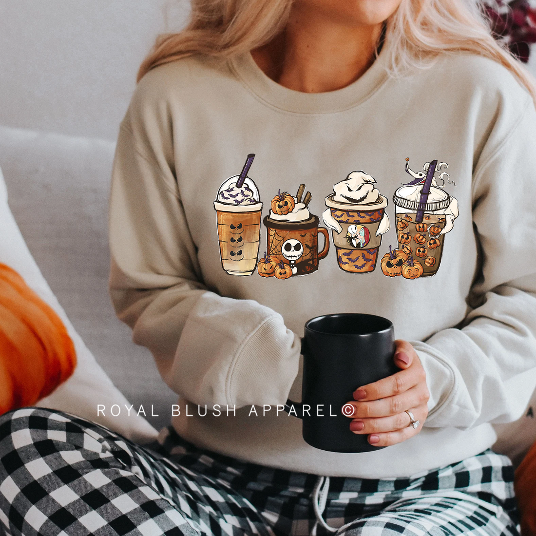 Jack Skellington Coffee Full Color Transfer