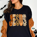 Jesus Fall DTF Transfer ready-to-press DTF transfer shown on apparel