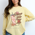 90's Mom Vibes DTF Transfer ready-to-press DTF transfer shown on apparel