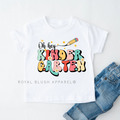 First Grade Youth DTF Transfer ready-to-press DTF transfer shown on apparel