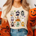 Labubu Checkered Halloween Costumes DTF Transfer