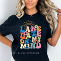 Lake Life DTF Transfer ready-to-press DTF transfer shown on apparel