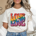 Reading Is My Love Language DTF Transfer ready-to-press DTF transfer shown on apparel