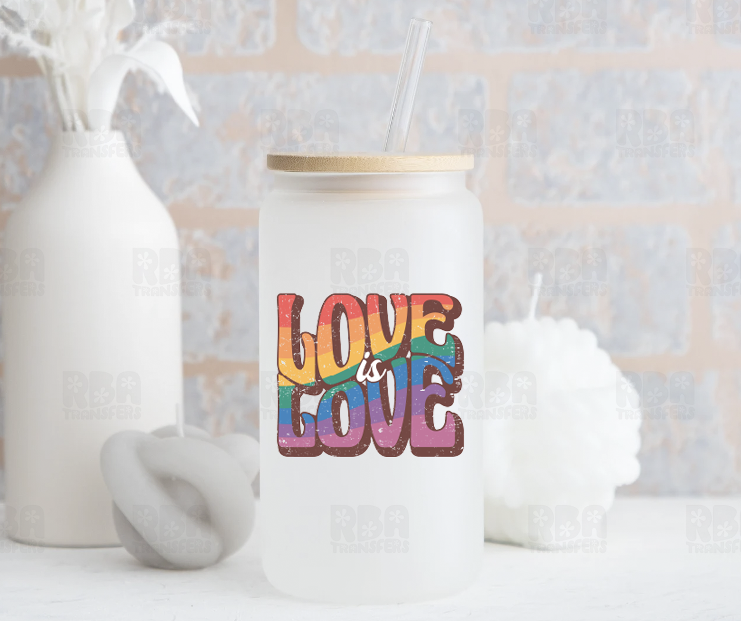 Love Is Love UV DTF Sticker