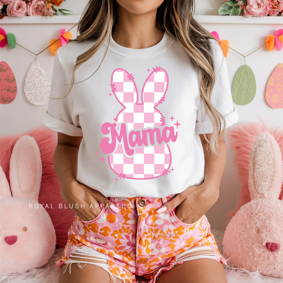 Transfert polychrome de Mama Bunny