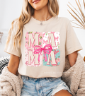 Daisy MAMA DTF Transfer ready-to-press DTF transfer shown on apparel