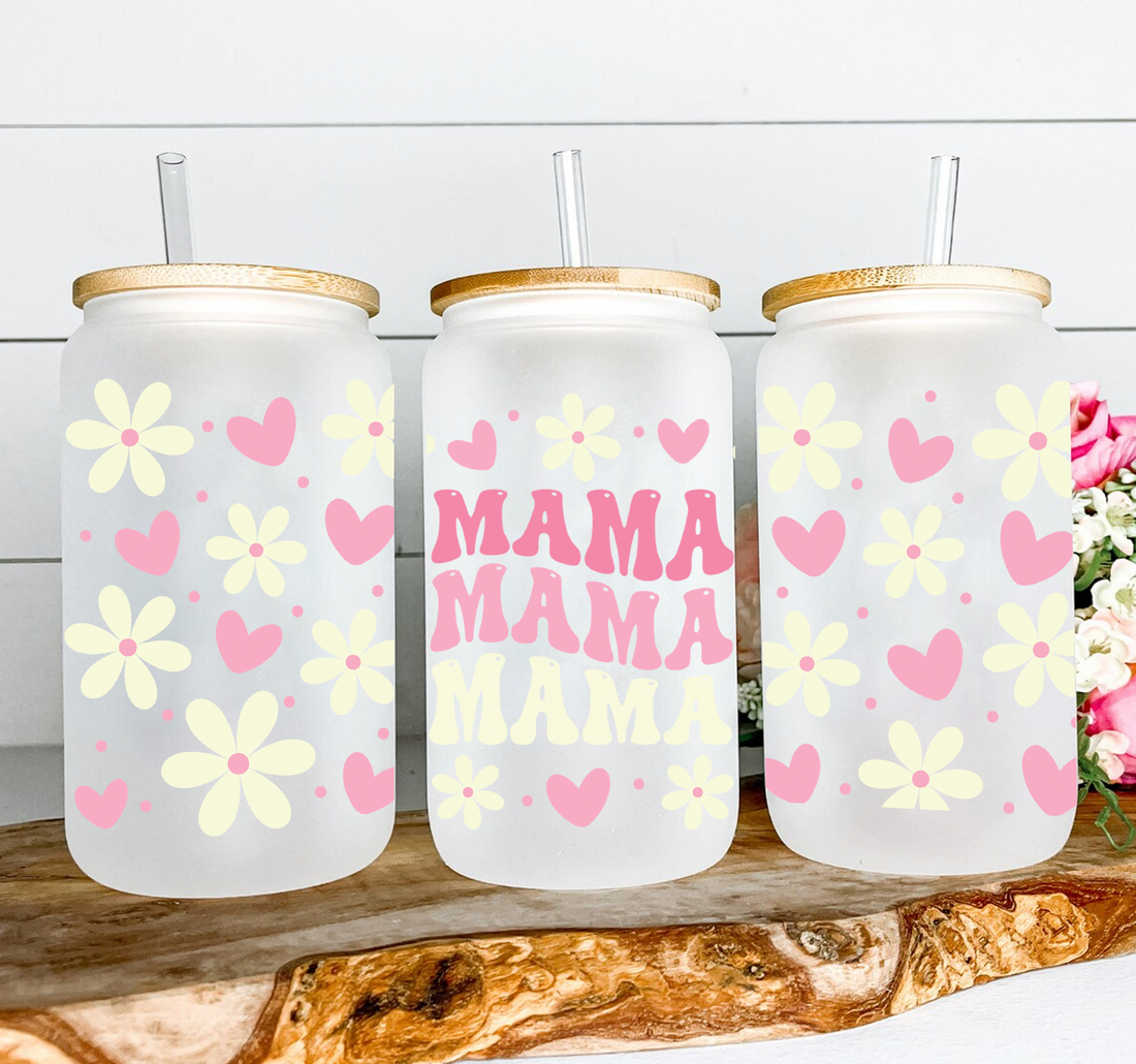 Mama Flowers Wrap UV DTF Sticker