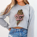 ready-to-press DTF transfer shown on apparel