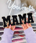 Patch chenille universitaire Mama
