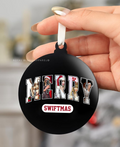 Merry Swiftmas Acrylic Ornament UV DTF Sticker