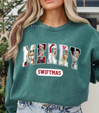 Merry Swiftmas Varsity DTF Transfer