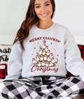 Merry Cluckin' Christmas DTF Transfer