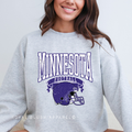 Blue New York Football DTF Transfer ready-to-press DTF transfer shown on apparel