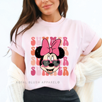 Girly SUMMER Sunglasses DTF Transfer ready-to-press DTF transfer shown on apparel