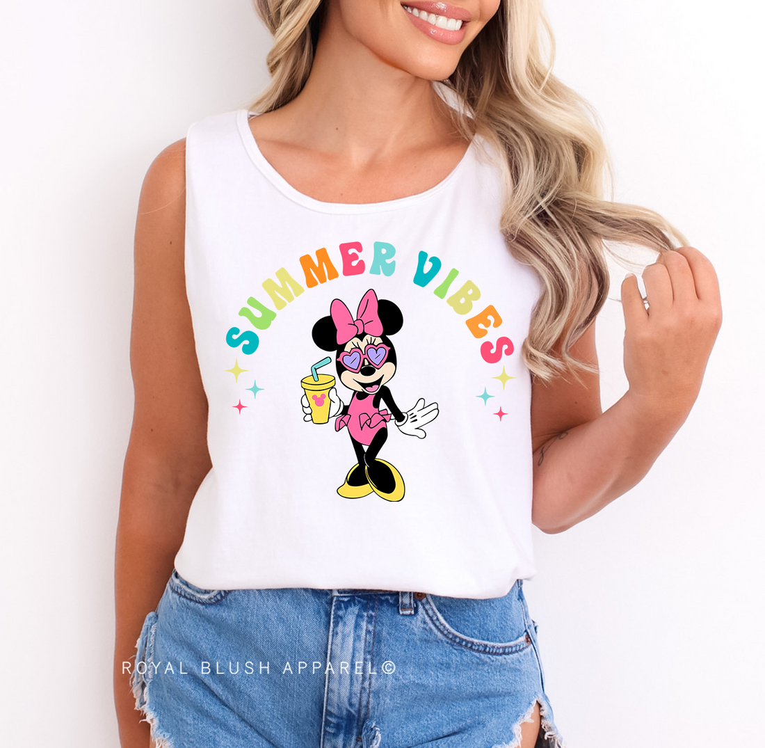 Minnie Summer Vibes Full Color Transfer