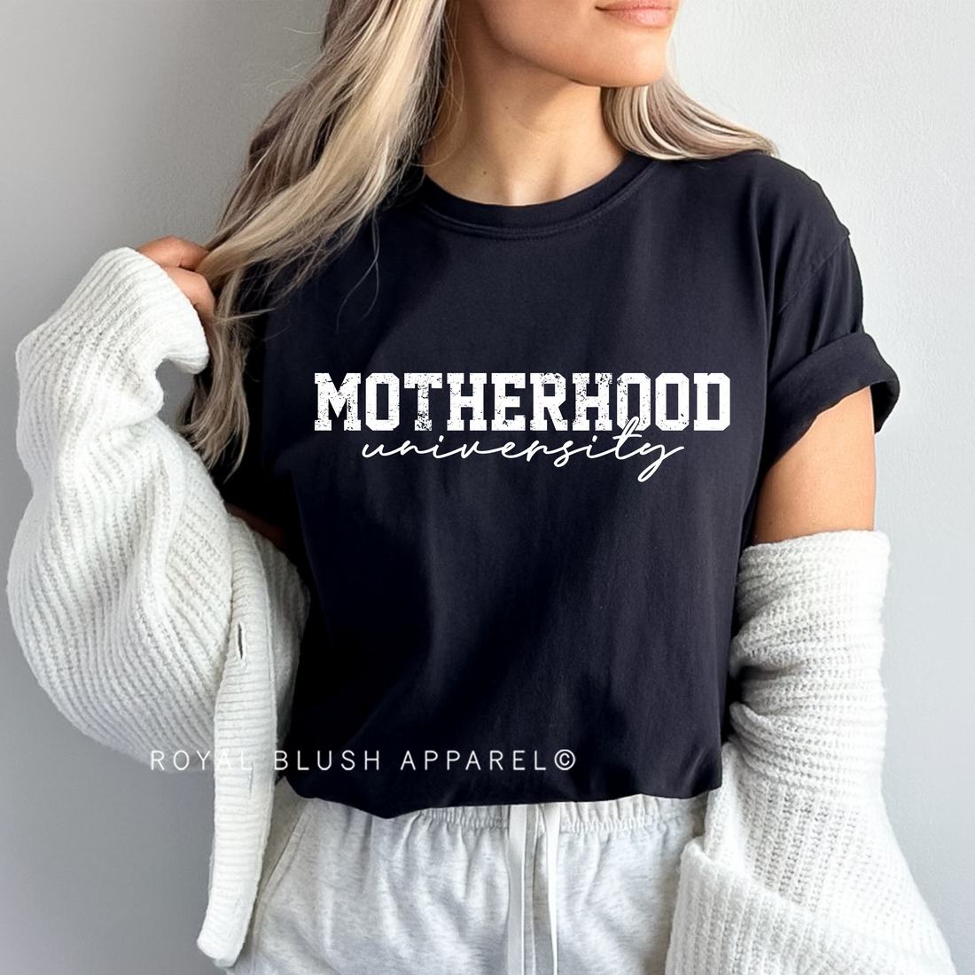 Motherhood University Screen Print Transfer