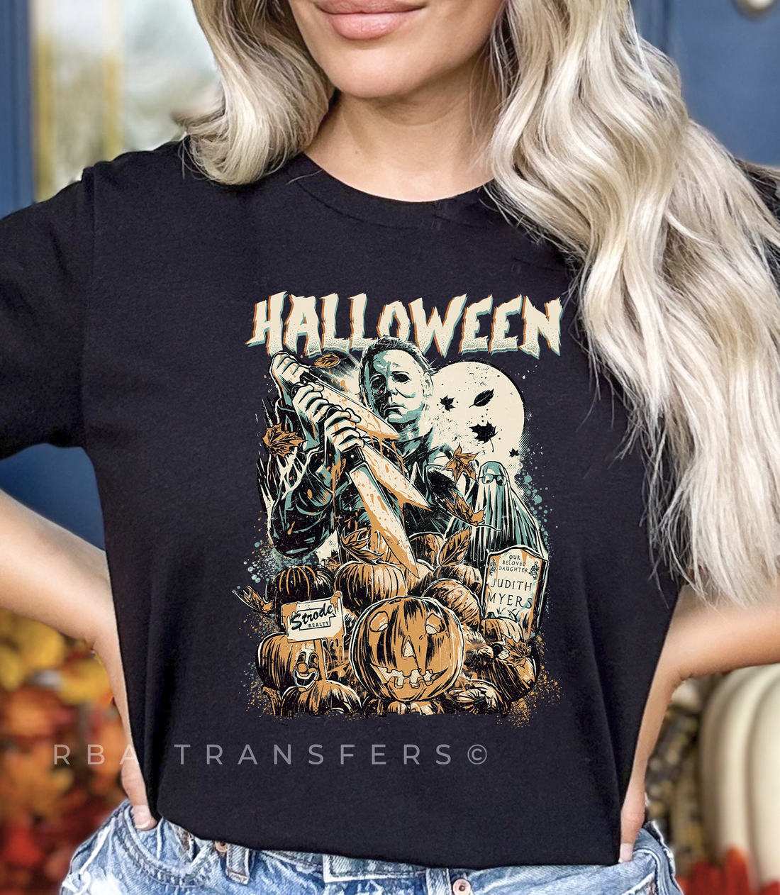 Myers Halloween Full Color Transfer