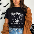 On Wednesdays We Wear Black DTF Transfer