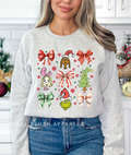 Original Grinch Bows DTF Transfer