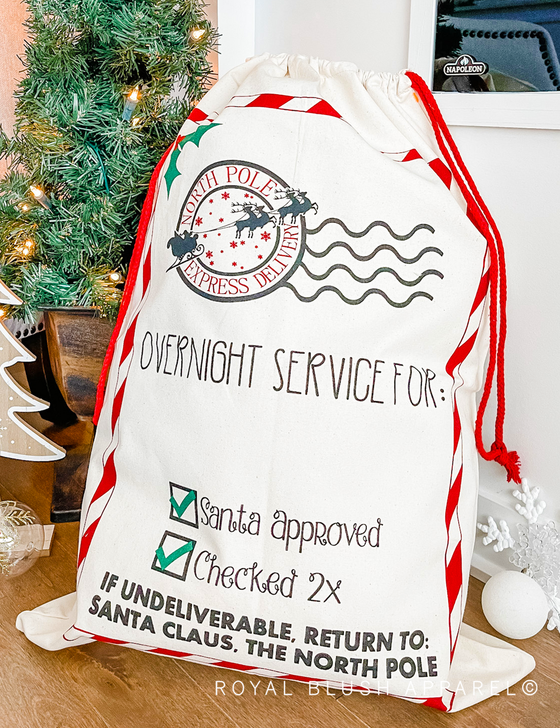 Overnight Service Santa Sack