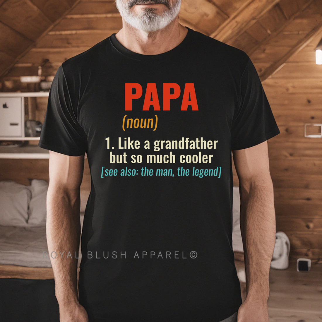 Papa (Noun) Full Color Transfer