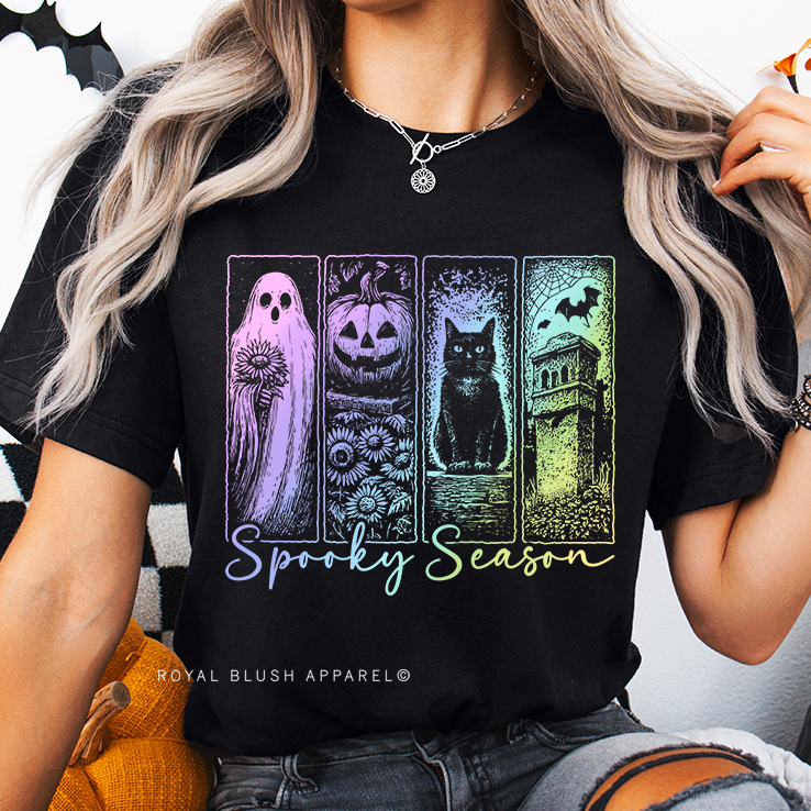 Pastel Panels Spooky Season Full Color Transfer