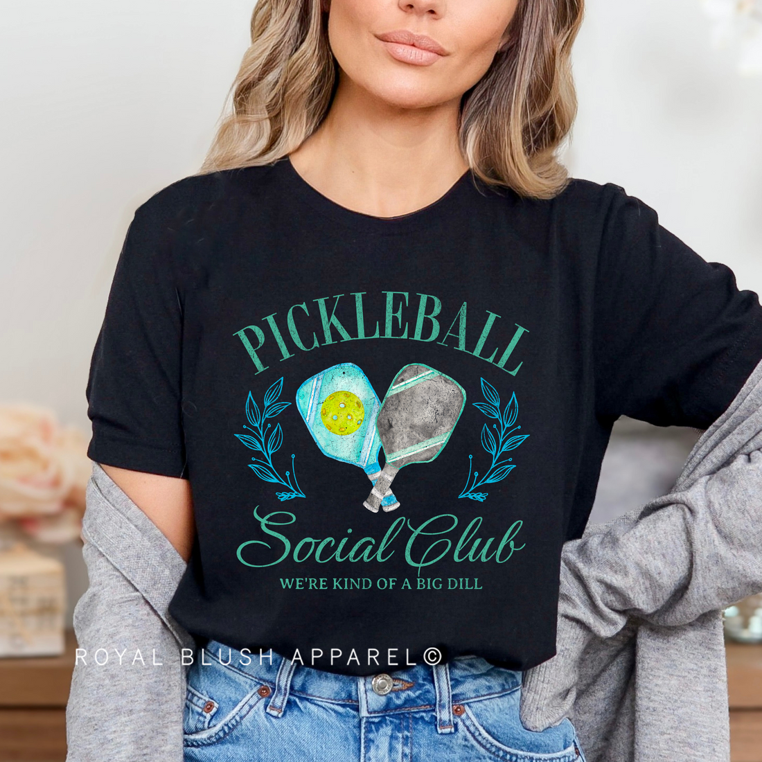 Pickleball Social Club Full Colour Transfer