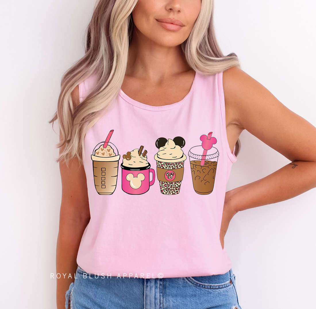 Pink Magical Coffee Full Color Transfer
