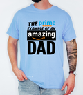 Best Dad Ever Superhero Hulk DTF Transfer ready-to-press DTF transfer shown on apparel
