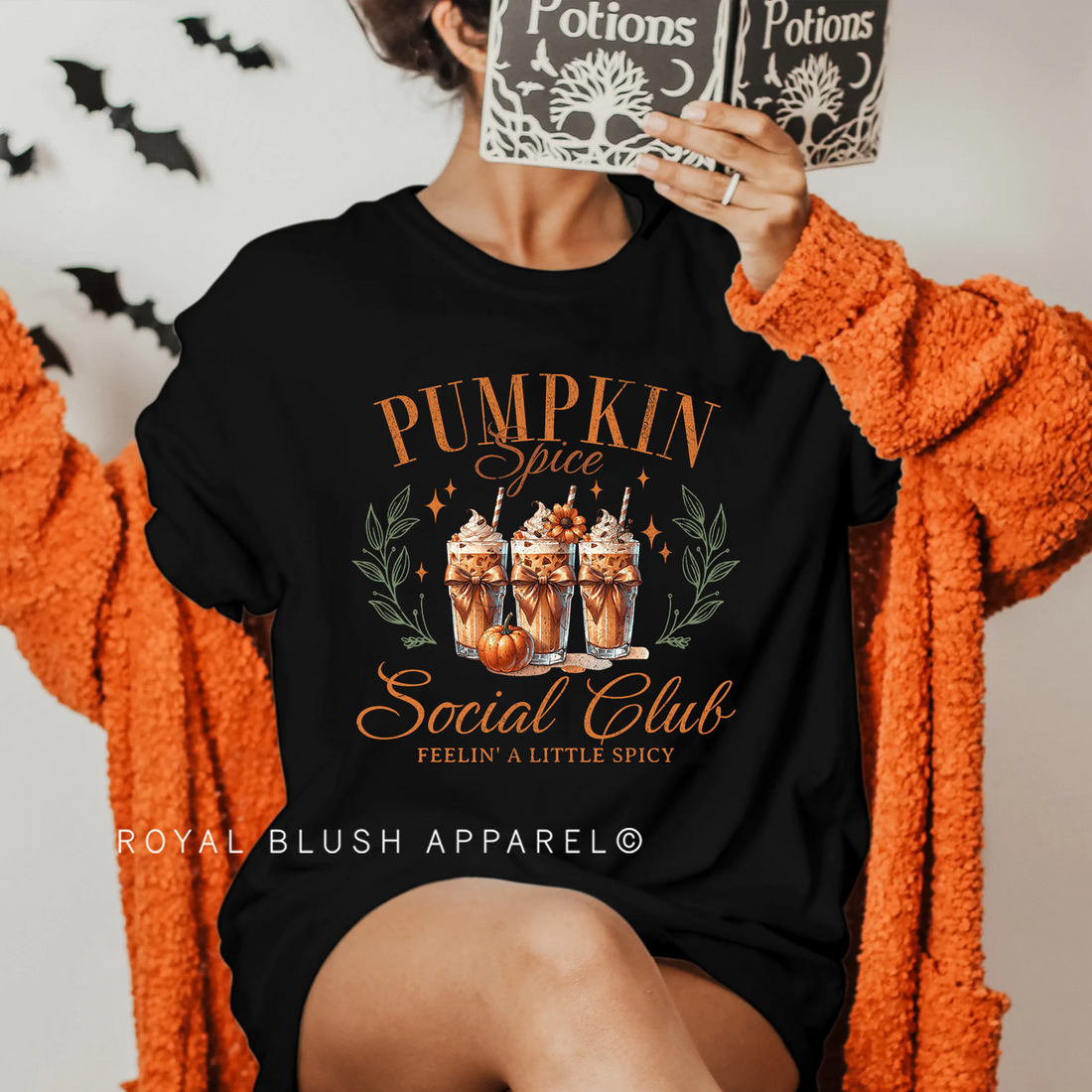Pumpkin Spice Social Club Full Colour Transfer