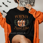 Spooky Witch Social Club DTF Transfer worn by model