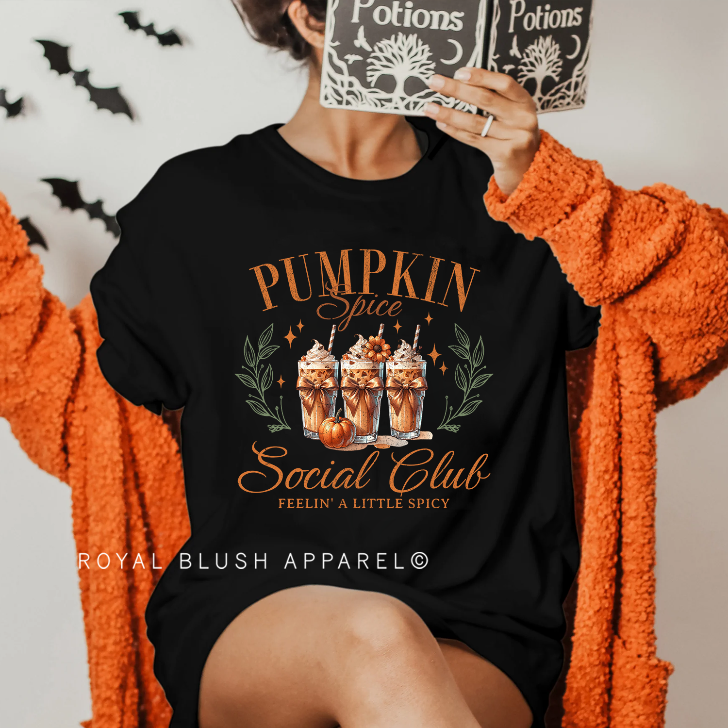 Pumpkin Spice Social Club Full Colour Transfer