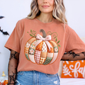 Quilted Pumpkin DTF Transfer