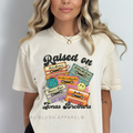 Five Albums One Night DTF Transfer ready-to-press DTF transfer shown on apparel