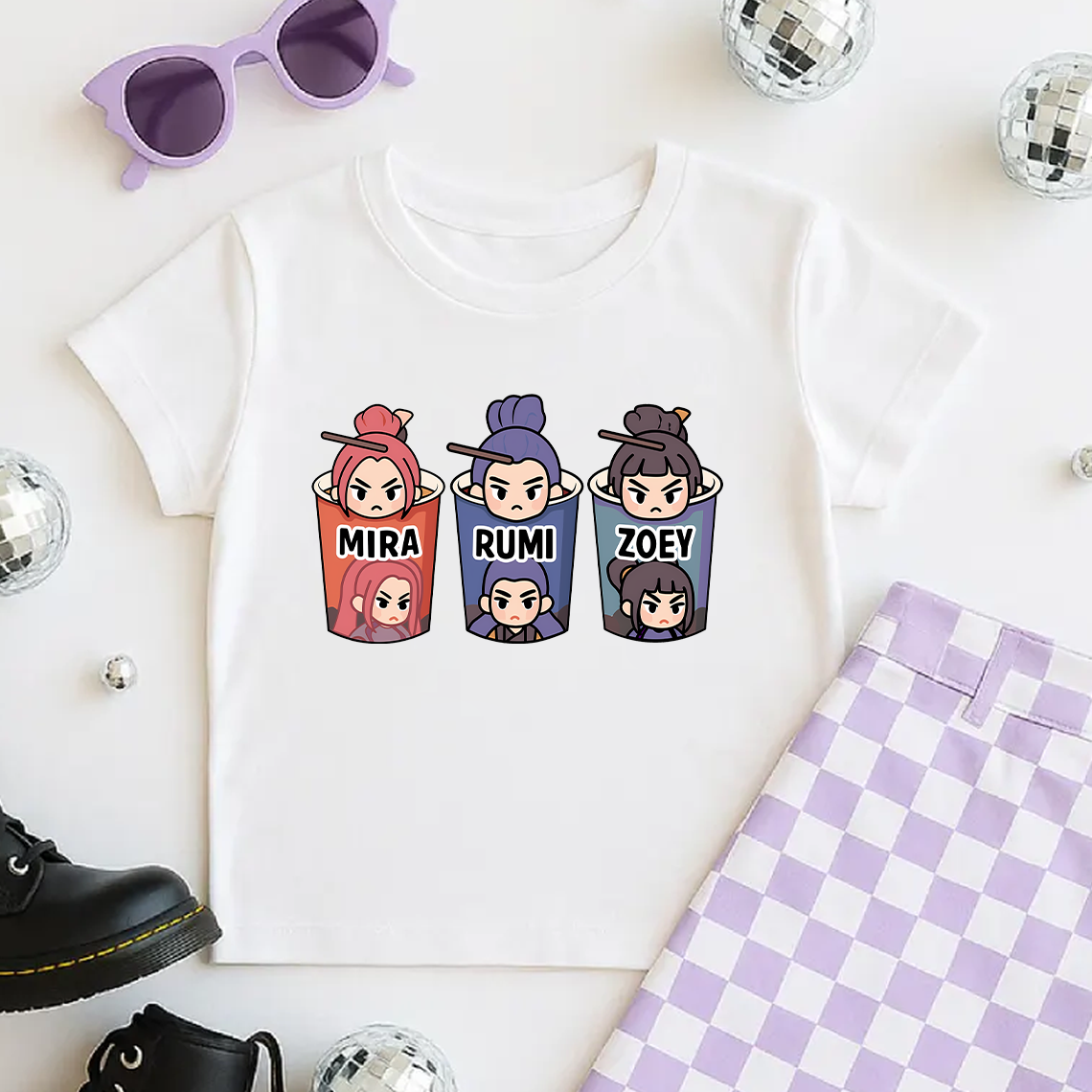 Toddler Youth Kpop Ramen Full Color Transfer