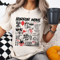 Red Balloons Horror Movies DTF Transfer