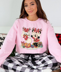 Reindeer Daisy And Minnie DTF Transfer