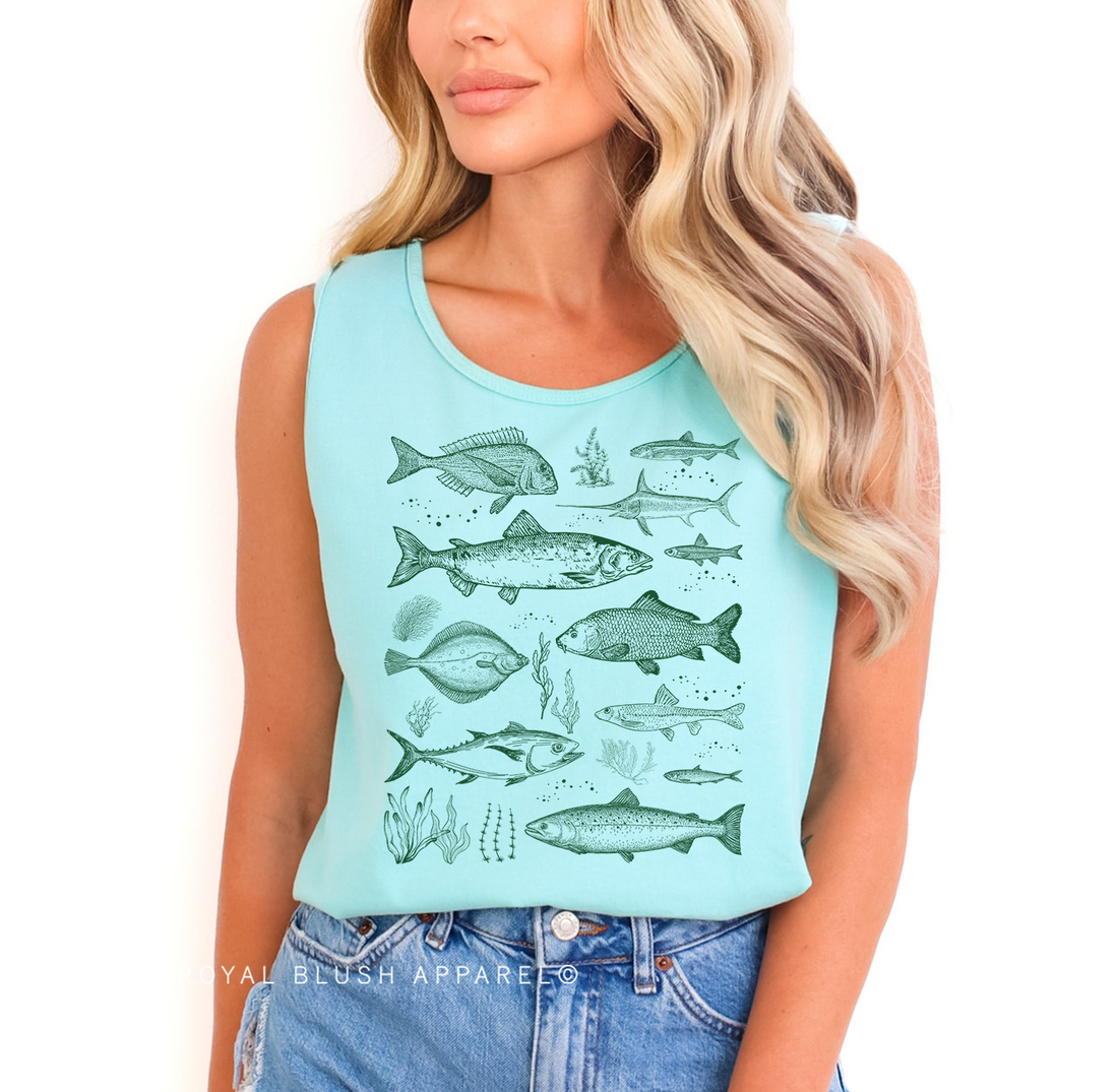 Retro Fish Full Color Transfer