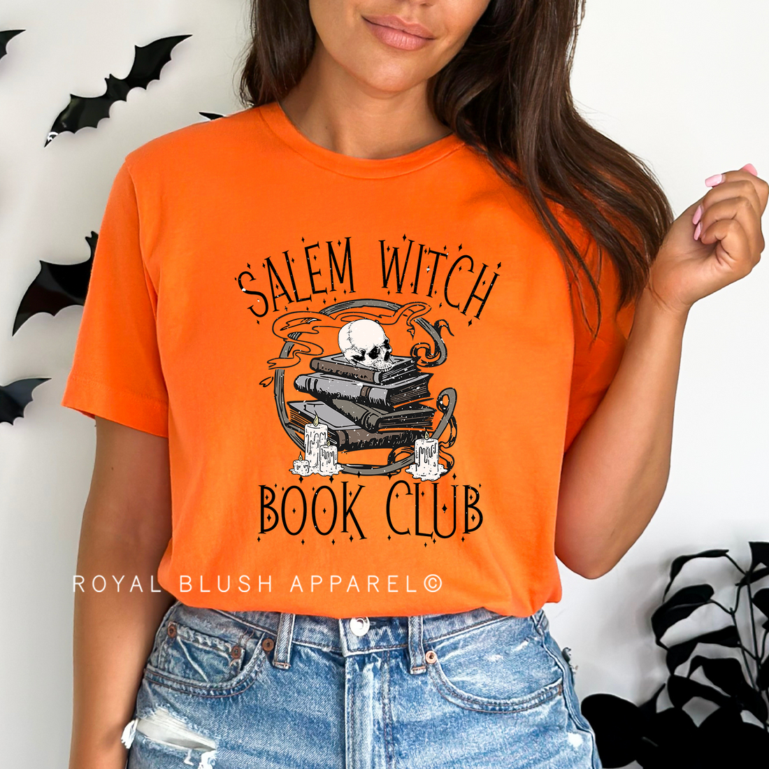 Salem Witch Book Club Full Color Transfer